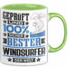 Windsurfer Geschenk Lustiger Spruch für Windsurfer Geschenkidee Bester Windsurfer Der Welt Grün Trendation