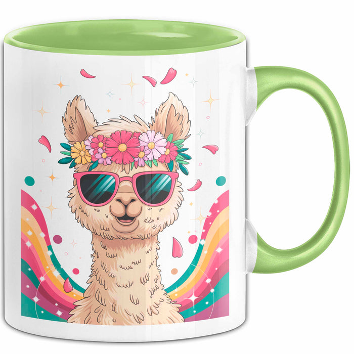 Alpaka Fan Tasse Geschenk Lustige Geschenkidee Spruch Für Alpaka Liebhaber Grün Trendation