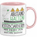 Kiteboarderin Tasse Geschenk Lustig Abstand Halten Hochleistungs-Kiteboarderin Mit Drang Zur Perfektion Bei Der Arbeit Rosa Trendation