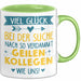 Büroarbeit Kollege Tasse Geschenk Lustige Geschenkidee Spruch Viel Glück Bei Der Suche Nach So Verdammt Geilen Kollegen Wie Uns Grün Trendation