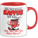 Kaffeeliebhaber Tasse Geschenk Lustige Geschenkidee Spruch Ein Tagg Ohne Kaffee Rot Trendation