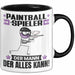 Paintballspieler Tasse Geschenk für Paintballspieler Der Mann Der Alles Kann Geschenkidee zum Geburtstag Schwarz Trendation