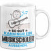 Musikschüler Geschenk Tasse So Gut Kann Nur Ein Musikschüler Aussehen Geschenkidee Kaffee-Becher Weiß Trendation