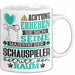 Schauspieler Geschenk Tasse Lustiger Spruch Erheben Sie Sich Der Schauspieler Betritt den Raum Weiß Trendation