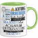 Aquarium-Enthusiastin Tasse Geschenk Lustiger Spruch Bitte Erheben Sie Sich Seine Majestät Die Aquarium-Enthusiastin Betritt Den Raum Grün Trendation
