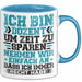 Dozent Vorlesung Tasse Geschenk Lustige Geschenkidee Spruch Ich Bin Dozent Blau Trendation