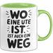 Ute Tasse Geschenk Wo Eine Ute Ist Ist Auch Ein Weg Geschenkidee Becher mit Name Grün Trendation