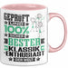 Klassik-Enthusiast Geschenk Lustiger Spruch für Klassik-Enthusiast Geschenkidee Bester Klassik-Enthusiast Der Welt Rosa Trendation