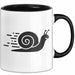 Schnelle Schnecke Tasse Geschenk Lustige Geschenkidee Spruch Schwarz Trendation