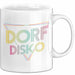Dorfdisko Tasse Geschenk Dorf Kleinstadt Disko Weiß Trendation