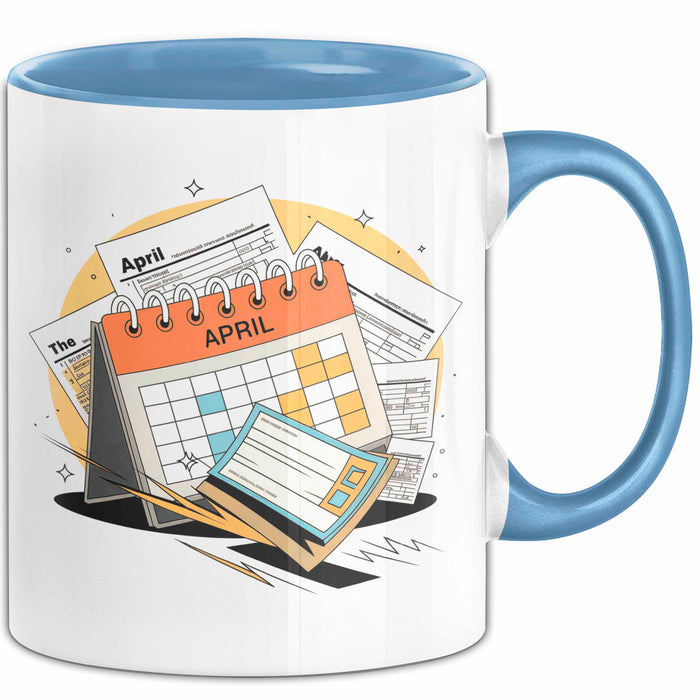 Steuerberater Tasse Geschenk Lustige Geschenkidee Spruch Für Steuer Saison Profis Blau Trendation