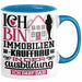 Immobilienkauffrau Ausbildung Start Geschenk Tasse Ich Bin Immobilienkauffrau In Der Ausbildung Ich Darf Das Kaffee-Becher Geschenkidee Blau Trendation