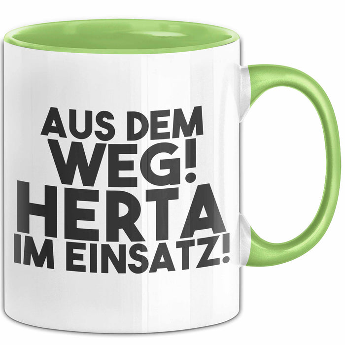Herta Tasse Aus Dem Weg! Herta Im Einsatz! Geschenk