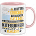 Kitesurfer Geschenk Tasse Lustiger Spruch Erheben Sie Sich Der Kitesurfer Betritt den Raum Rosa Trendation