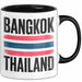Bangkok Thailand Tasse Geschenk Lustige Geschenkidee Spruch Schwarz Trendation
