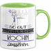 Köchin Geschenk Tasse So Gut Kann Nur Eine Köchin Aussehen Geschenkidee Geburtstag Weihnachten Lustig Grün Trendation