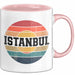 Istanbul Türkei Tasse Geschenk Lustige Geschenkidee Spruch Rosa Trendation
