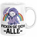 Lustige Tasse Kollegen F Sie Sich Alle Sensenmann Humor Sarkasmus Geschenkidee Kollegin Frauen Weiß Trendation