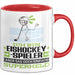 Eishockeyspieler Geschenk Tasse Ich Bin Eishockeyspieler Aber Sag Doch Einfach Superheld Lustige Geschenkdiee für Eishockeyspieler Kaffee-Becher Rot Trendation