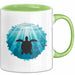 Schildkröte Tierliebhaber Tasse Geschenk Lustige Geschenkidee Spruch Grün Trendation