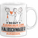 Halbschwager Geschenk Tasse So Gut Kann Nur Ein Halbschwager Aussehen Geschenkidee Kaffee-Becher Weiß Trendation