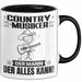 Country-Musiker Tasse Geschenk für Country-Musiker Der Mann Der Alles Kann Geschenkidee zum Geburtstag Schwarz Trendation