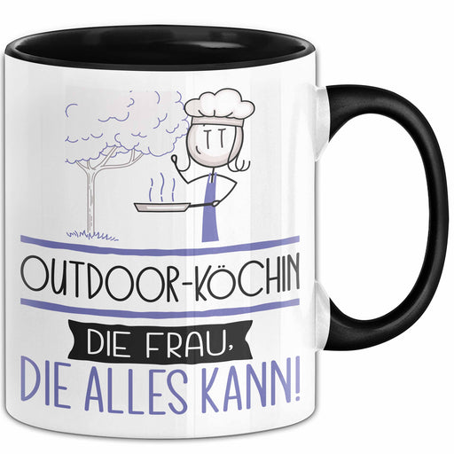Outdoor-Köchin Geschenk Tasse Becher Die Frau Die Allen Kann Geschenkidee für eine Outdoor-Köchin Lustig Trendation