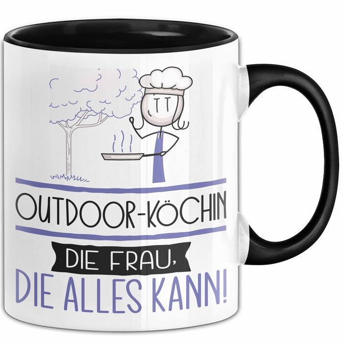 Outdoor-Köchin Geschenk Tasse Becher Die Frau Die Allen Kann Geschenkidee für eine Outdoor-Köchin Lustig Trendation