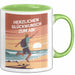 Schüler Abschluss Tasse Geschenk Lustige Geschenkidee Spruch Herzlichen Glückwünsche Zum Abi Grün Trendation