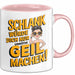 Sarkasmus Tasse Geschenkidee Wenn Ich Schlank Wäre Rosa Trendation
