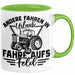 Bauer Landwirt Tasse Geschenk Andere Fahren In Den Urlaub Ich Fahre Aufs Feld Geschenkidee Bauern Kaffee-Becher Grün Trendation