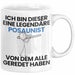 Posaunist Geschenk Tasse Lustige Geschenkidee Geburtstag für Posaunist Ich Bin Dieser Legendäre Posaunist Von Dem Alle Geredet Haben Kaffee-Becher Weiß Trendation