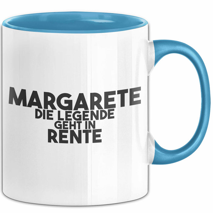 Margarete Tasse Margarete – Die Legende Geht In Rente Geschenk
