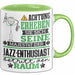 Jazz-Enthusiast Geschenk Tasse Lustiger Spruch Erheben Sie Sich Der Jazz-Enthusiast Betritt den Raum Grün Trendation