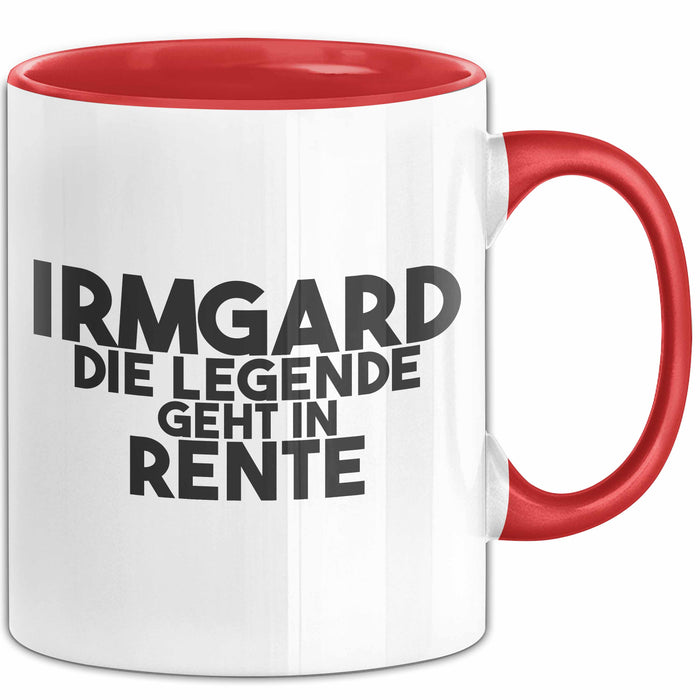 Irmgard Tasse Irmgard – Die Legende Geht In Rente Geschenk