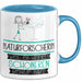 Naturforscherin Weil Es Keinen Schöneren Beruf Gibt Tasse Geschenk für Eine Naturforscherin Lustig Blau Trendation