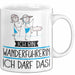 Geschenk für Wanderführerin Tasse Lustige Geschenkidee Geburtstag Ich Bin Wanderführerin Ich Darf Das Weiß Trendation