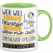 Synthesizer-Spielerin Tasse Geschenk Spruch Wer Will Schon Prinzessin Sein Wenn Man Auch Synthesizer-Spielerin Sein Kann Grün Trendation