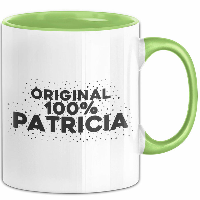 Patricia Tasse Original 100% Patricia Geschenk Grün Trendation