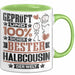 Halbcousin Geschenk Lustiger Spruch für Halbcousin Geschenkidee Bester Halbcousin Der Welt Grün Trendation