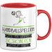 Handballspielerin Weil Es Keinen Schöneren Beruf Gibt Tasse Geschenk für Eine Handballspielerin Lustig Rot Trendation