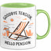 Ruhestand Tasse Geschenk Lustige Geschenkidee Spruch Für Entspanntes Leben Liebhaber Grün Trendation