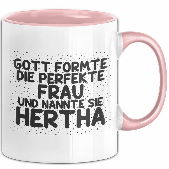 Hertha Tasse Gott Formte Die Perfekte Frau Und Nannte Sie Hertha Geschenk