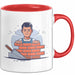 Maurer Tasse Geschenk Lustige Geschenkidee Spruch Für Ziegelbauer Rot Trendation