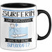 Surferin Und Prinzessin Tasse Geschenk Für Eine Surferin Geburtstag Was Ist Deine Superkraft Trendation