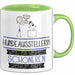 Hundeausstellerin Weil Es Keinen Schöneren Beruf Gibt Tasse Geschenk für Eine Hundeausstellerin Lustig Grün Trendation