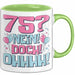 75er Geburtstag Geschenk Männer Frauen 75 Nein Doch Ohhhh Lustiger Spruch Geschenkidee Kaffee-Becher Grün Trendation