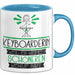 Keyboarderin Weil Es Keinen Schöneren Beruf Gibt Tasse Geschenk für Eine Keyboarderin Lustig Blau Trendation