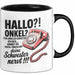Onkel Sarkastisch Sarkasmus Tasse Geschenk Lustige Geschenkidee Spruch Hallo Onkel Trendation