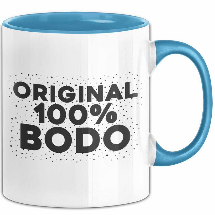 Bodo Tasse Original 100% Bodo Geschenk Blau Trendation